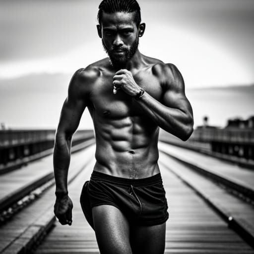 Handsome Thai Model in Bikini: Portrait Photography