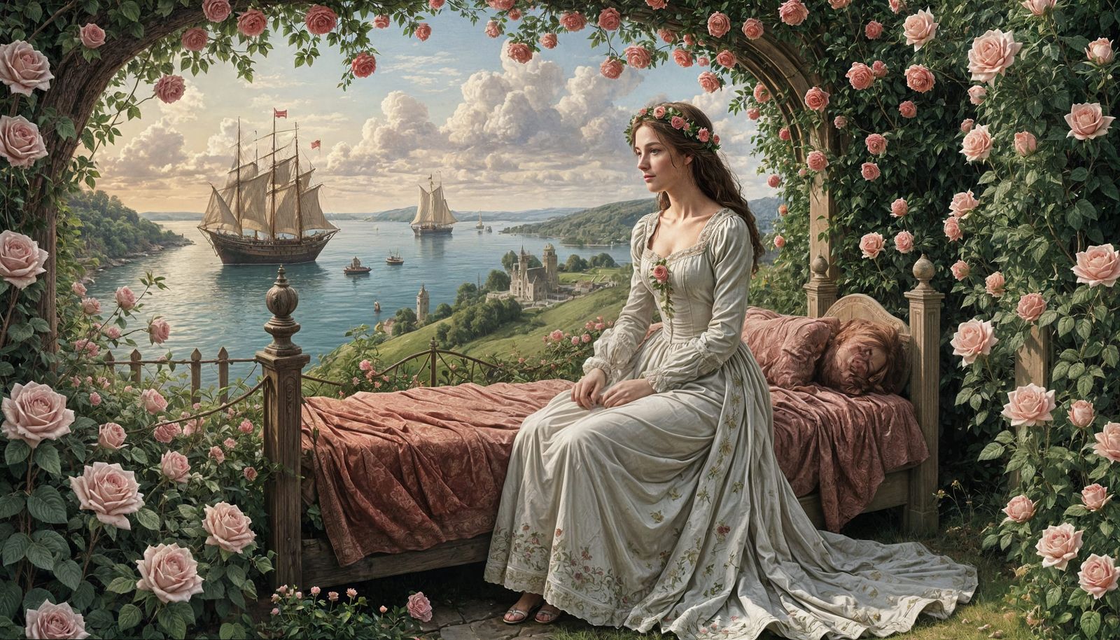 The Lady of Shalott, Pre-Raphaelite Painting