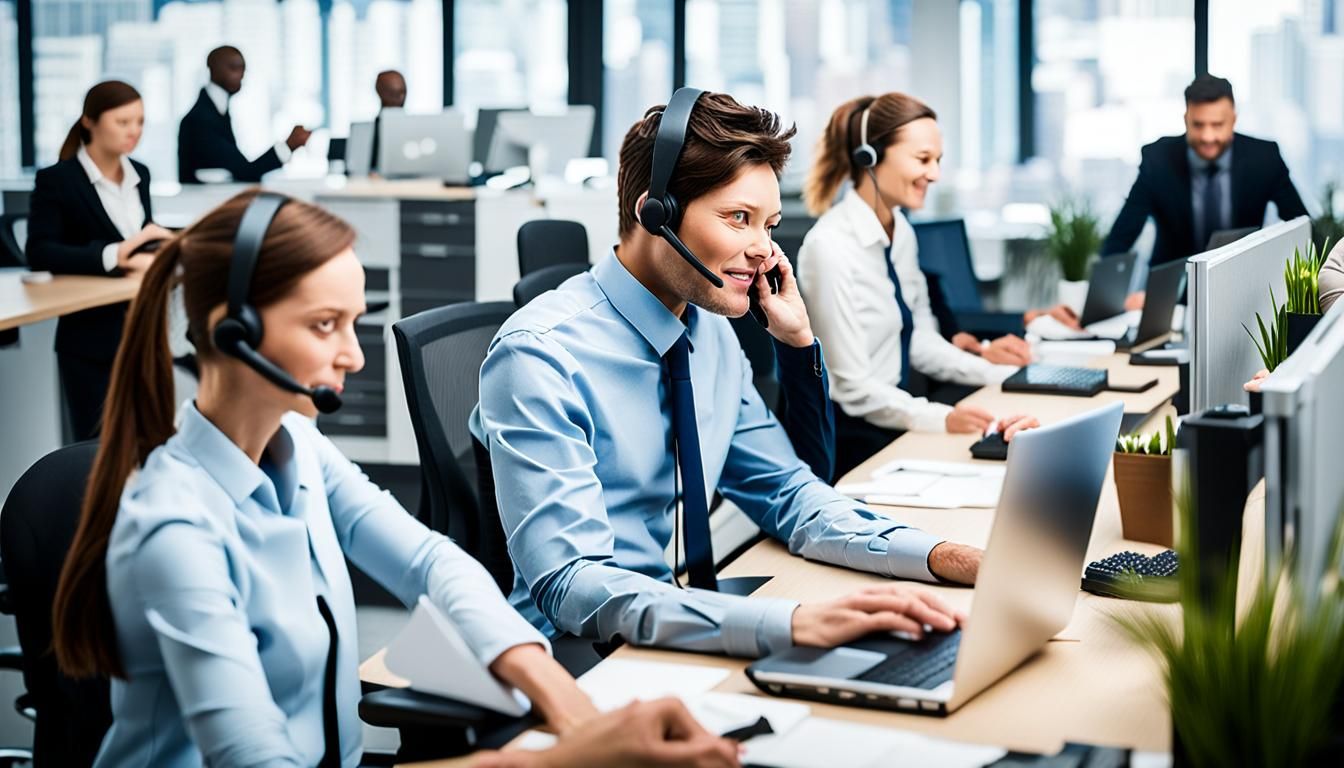 Office Communication Breakdown Captured with Bokeh