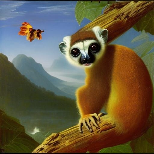 Ossetia Aviary with Tarsiers and Marble Lemur