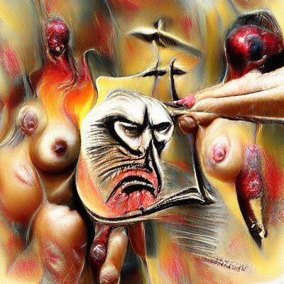 Profane and Defiled AI Image