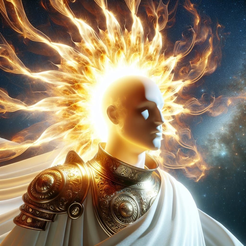 Divine Entity Concept Art: Blazing Star God