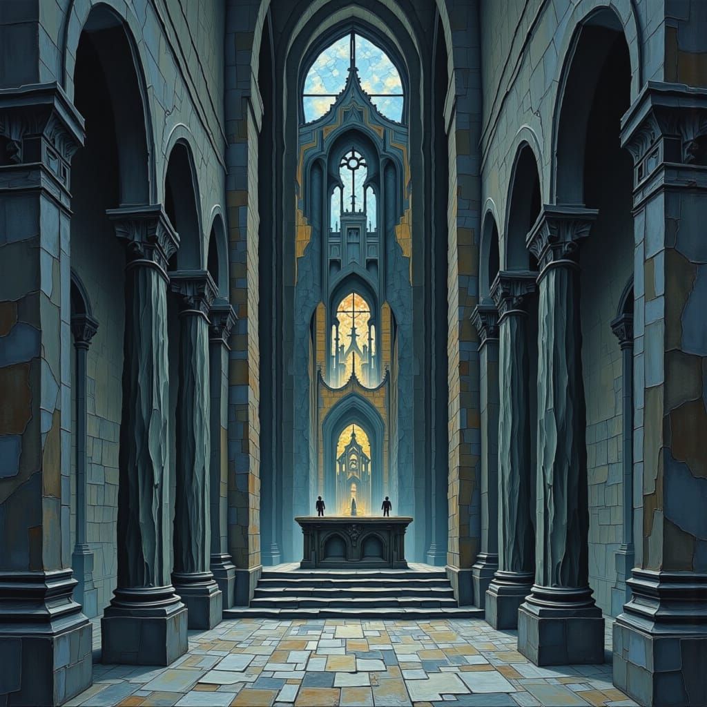 Cathedral of the Mourning Twin: Spectral Grief Surrealism