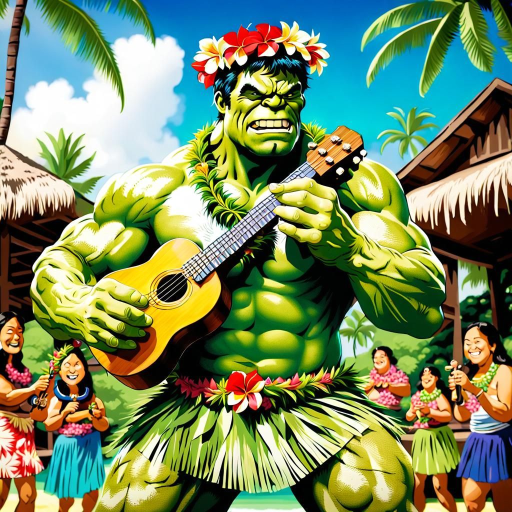 Hulk's Hawaiian Luau Vacation