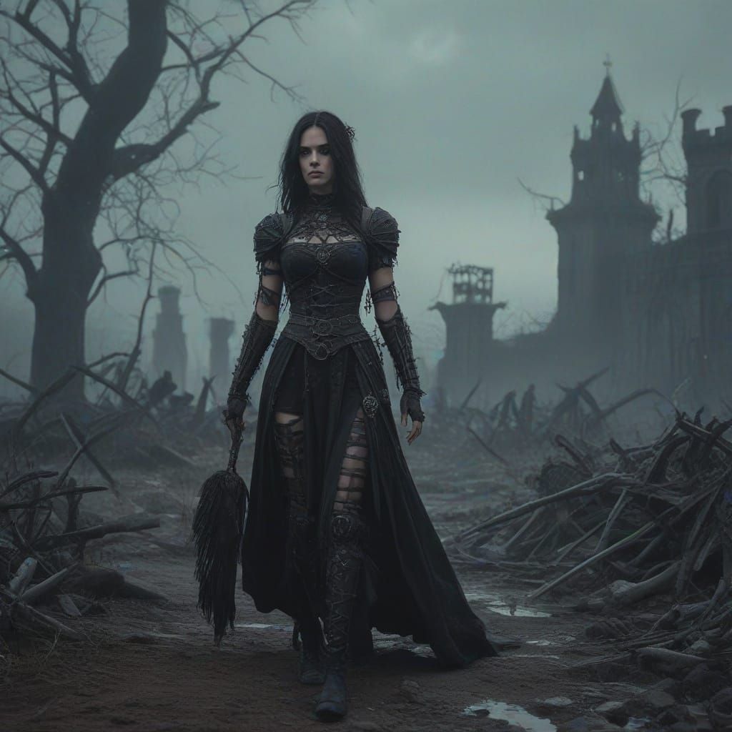 Mystic Necromancer Conquers Skeleton Army in Dark Victorian ...