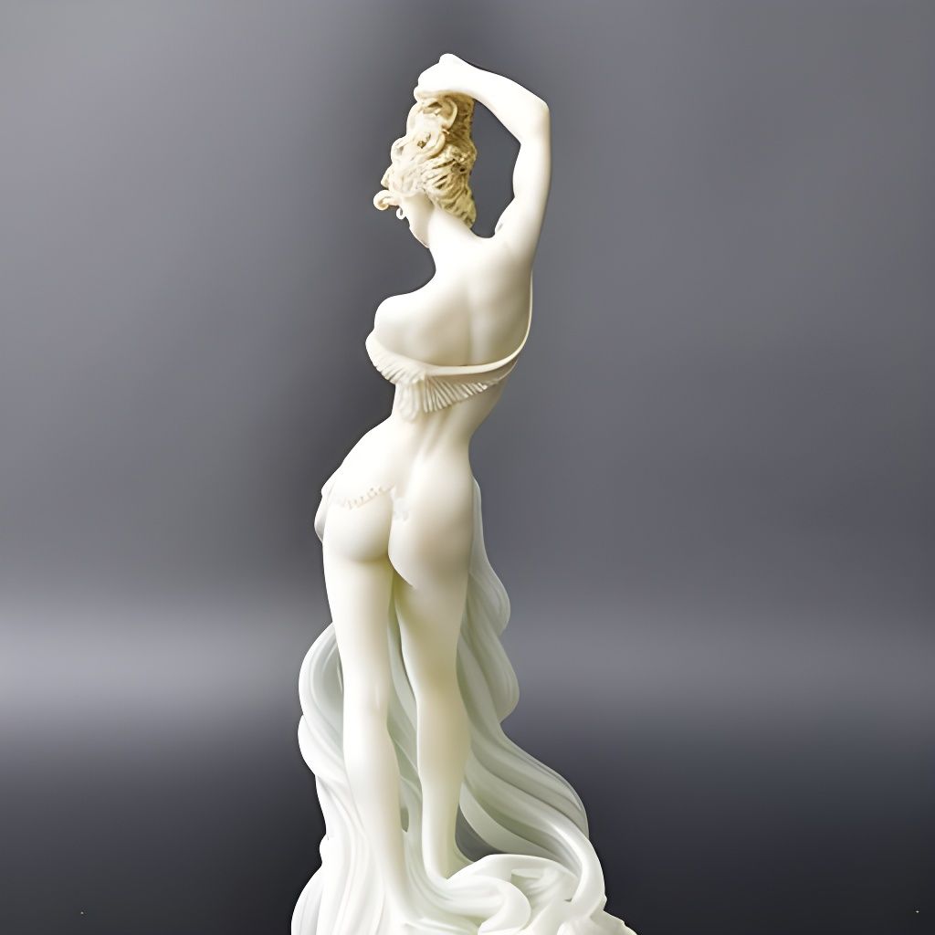 Handblown Glass Figurine of Galatea