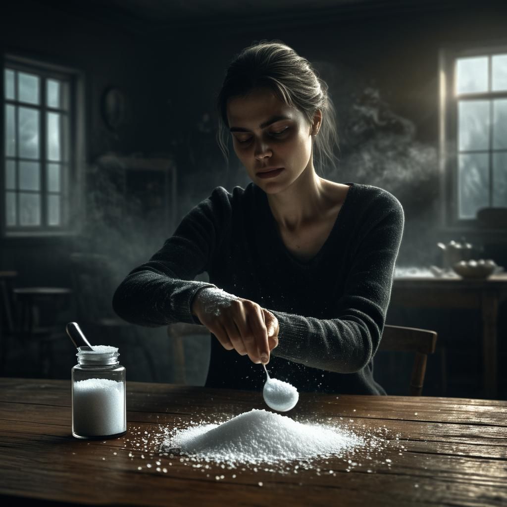 Spilling salt 🧂 superstition