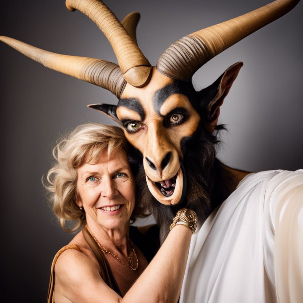 Happy Baphomet and his Mom V