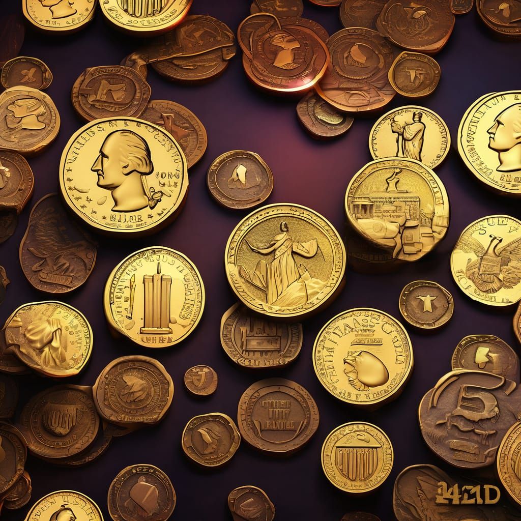 Shining US Coins Guide in Fantasy Concept Art