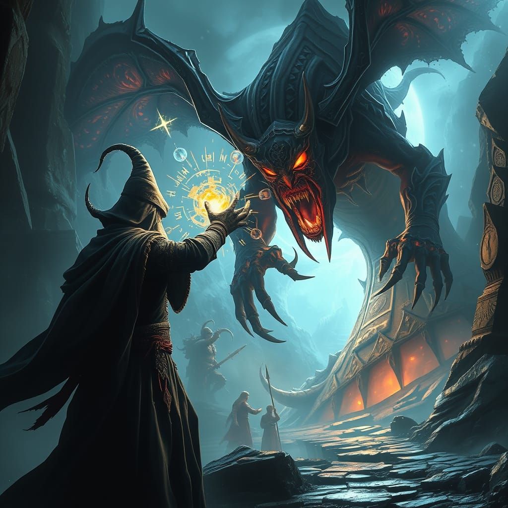 Warlock Unleashes Epic Eldritch Blast