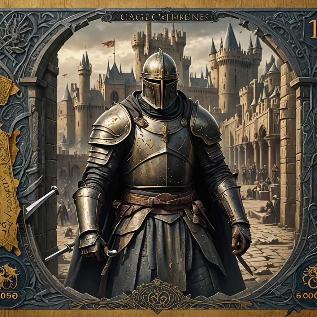 Gregor Clegane Game of Thrones Art Banknote