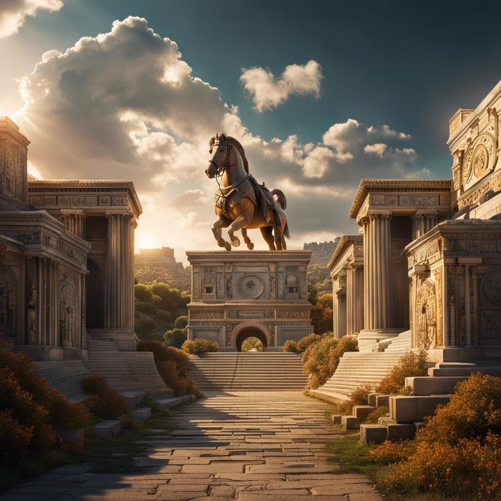 A tribute to the Trojan horse