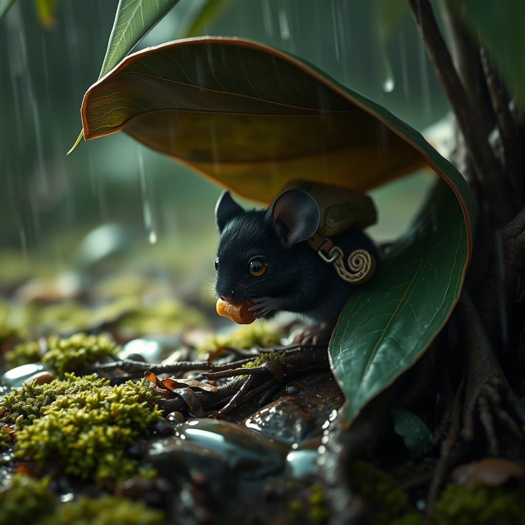 Enchanted Forest Sanctuary in Whimsical Detail