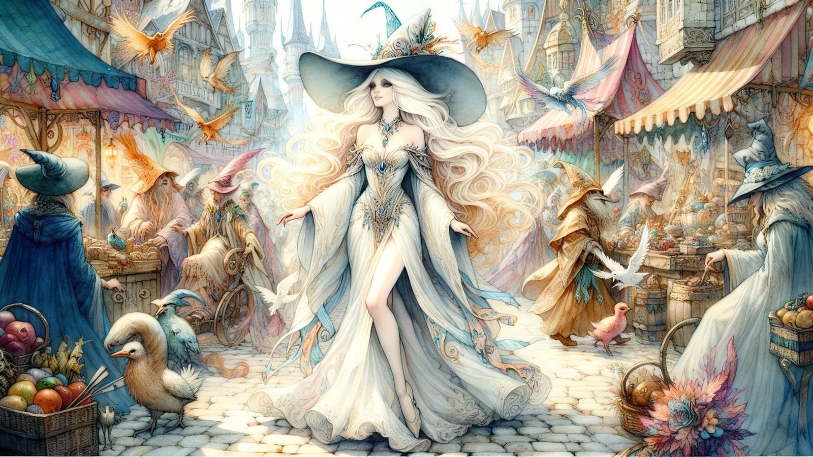Grand White Witch at Fantasy Market