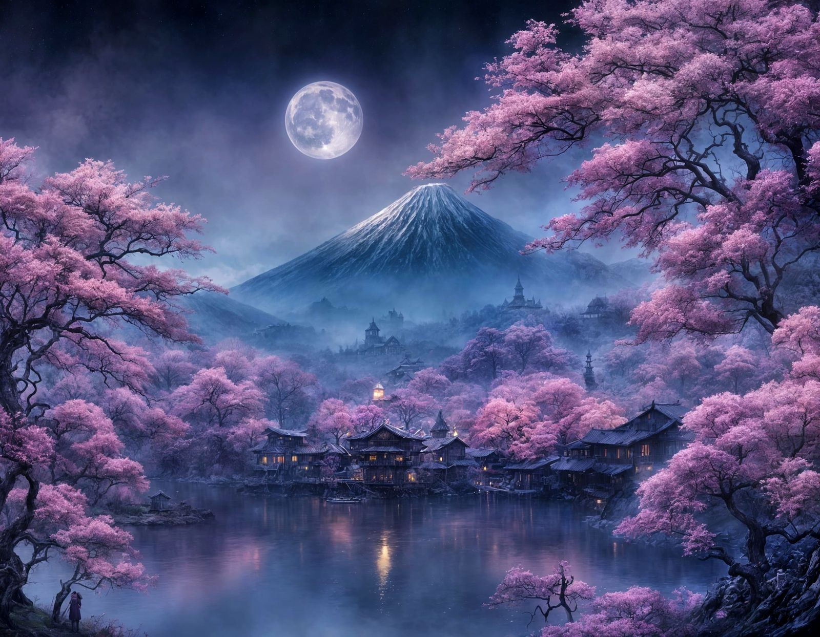 Blossoms Beneath a Sleeping Giant