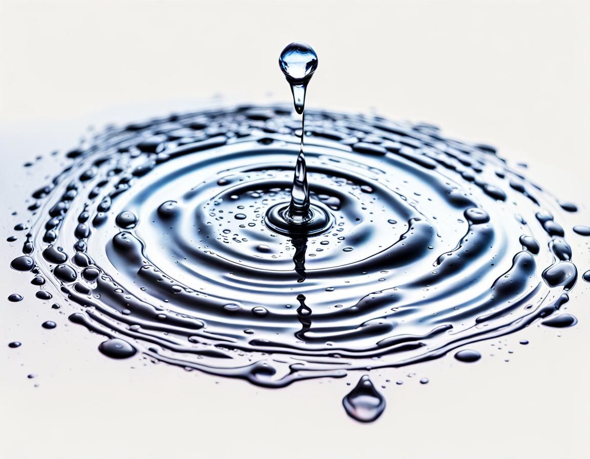 Raindrop Puddle: Hyperrealistic Graffiti Street Art