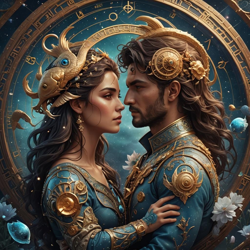 Zodiac Pisces Woman in Love With Cancer Man