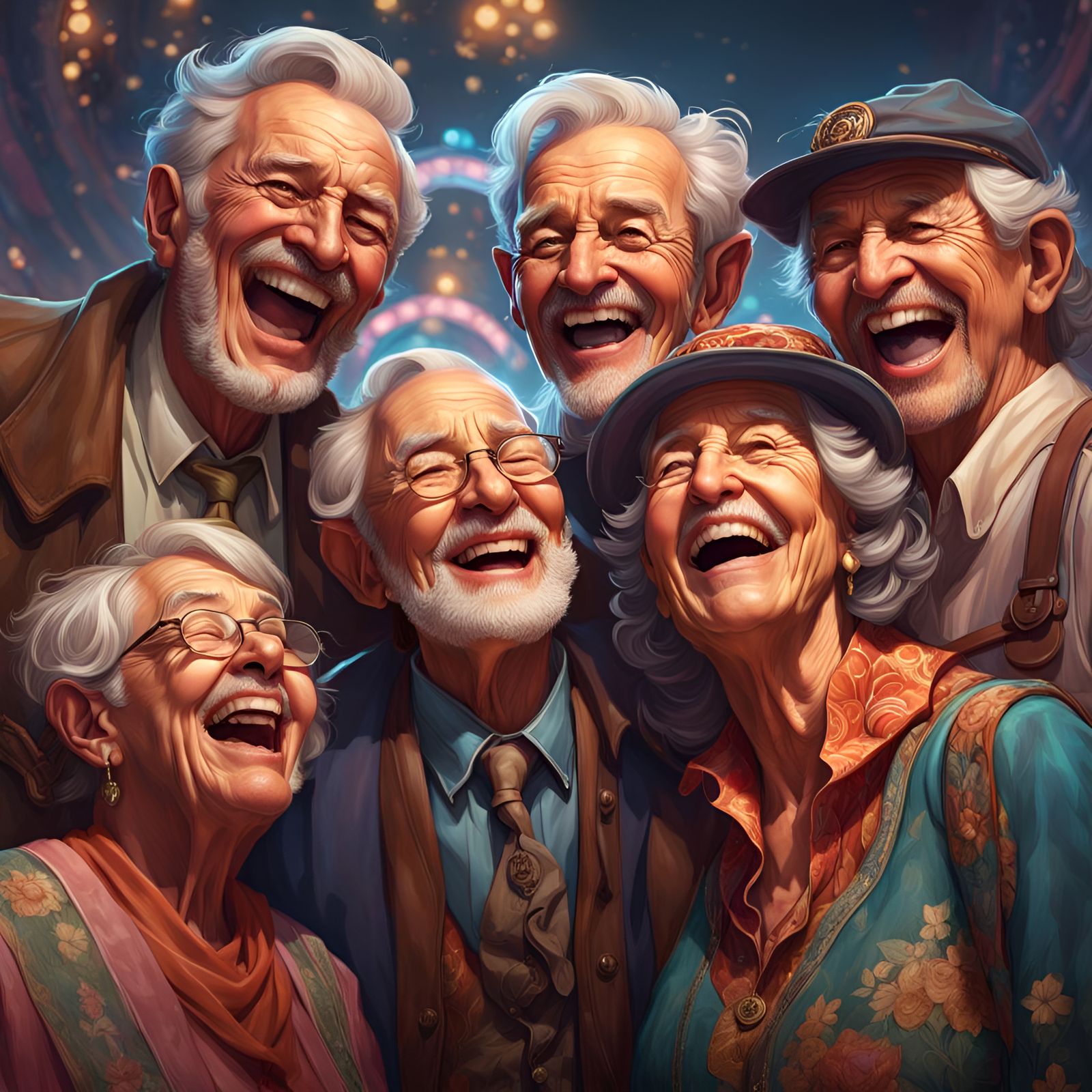 Reunited after more than 70 years the friends laughed as if they were teenagers again