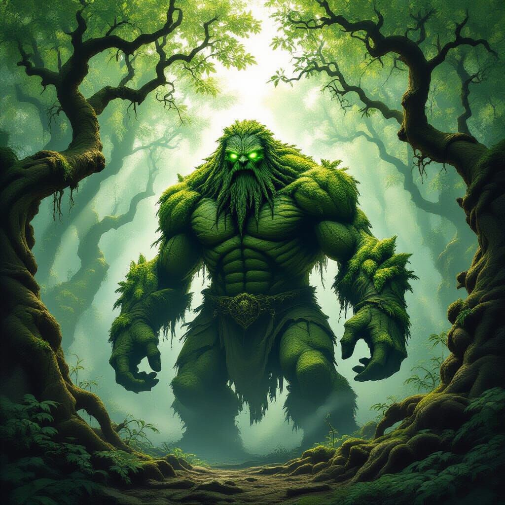 Moss Golem Awakens in Hidden Grove