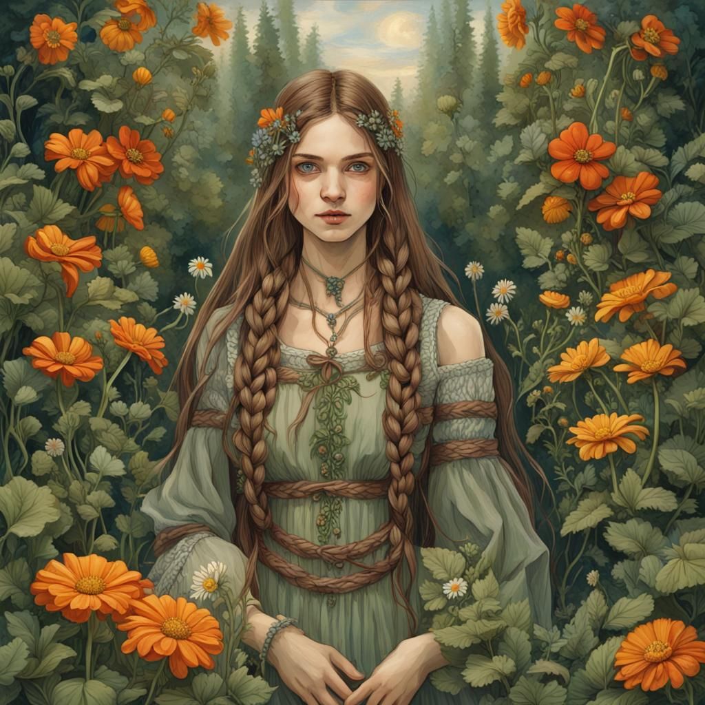 Eir, norse goddess of healers and herbalist.
