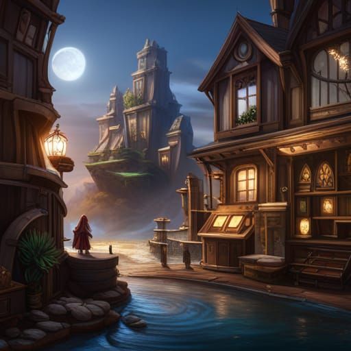 Pets as Merfolk: Detailed Fantasy Concept Art