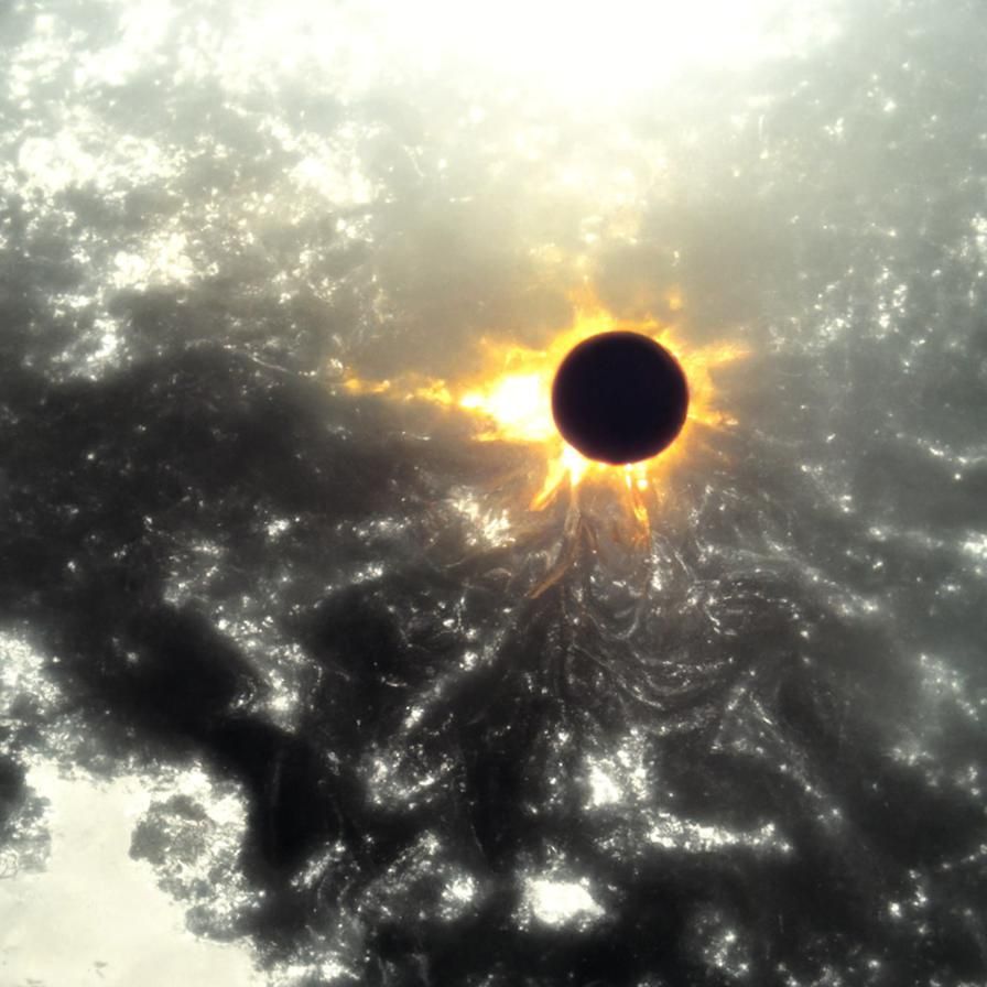 Sun Enclosed by a Black Void