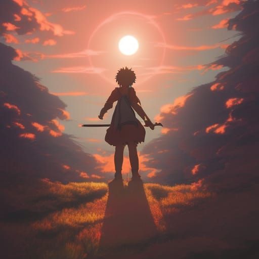 Demon Slayer Inspired Anime Key Visual