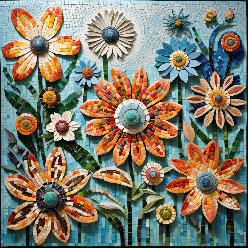 Kinetic Bio Art: Floral Diversity and Mutation