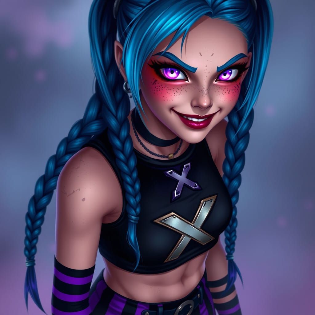 Surreal Fantasy Goddess in Whimsical Gothic Style