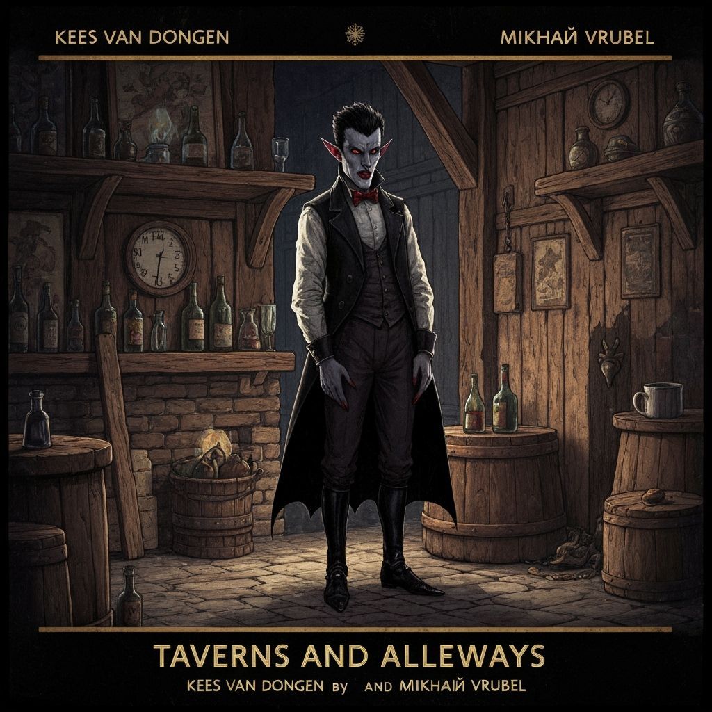 Vampire in Night Tavern as Painted by Van Dongen and Vrubel