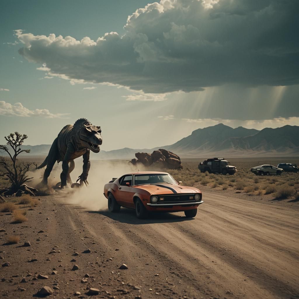 Cool Cars in Cinematic Film Style