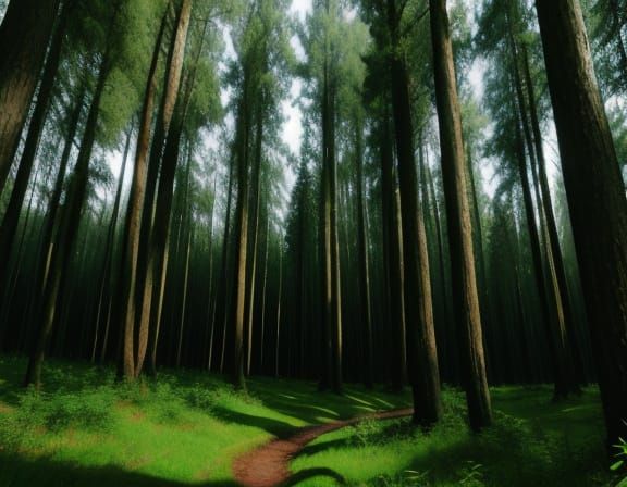 Enchanting Forest Landscape