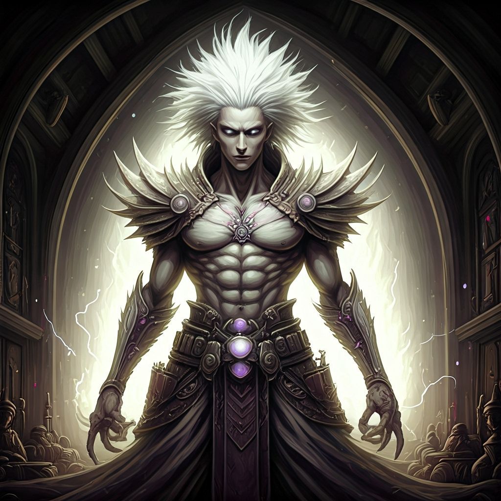 Ghostly Sorcerer Unleashes White Inferno Aura