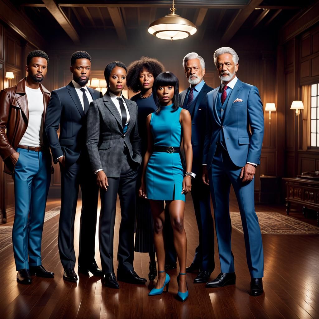 Hyperrealistic 4K Photoshoot of an Older Group