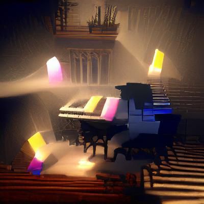 AI Image from a Minimal Prompt