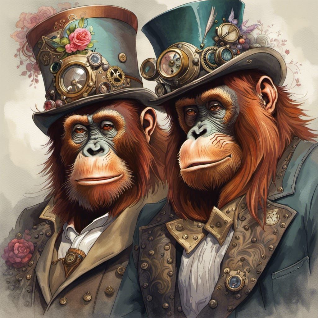 Monkey business orang utan