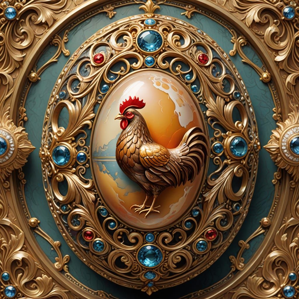 Jesus Transforms Humble Egg into Fabergé Masterpiece