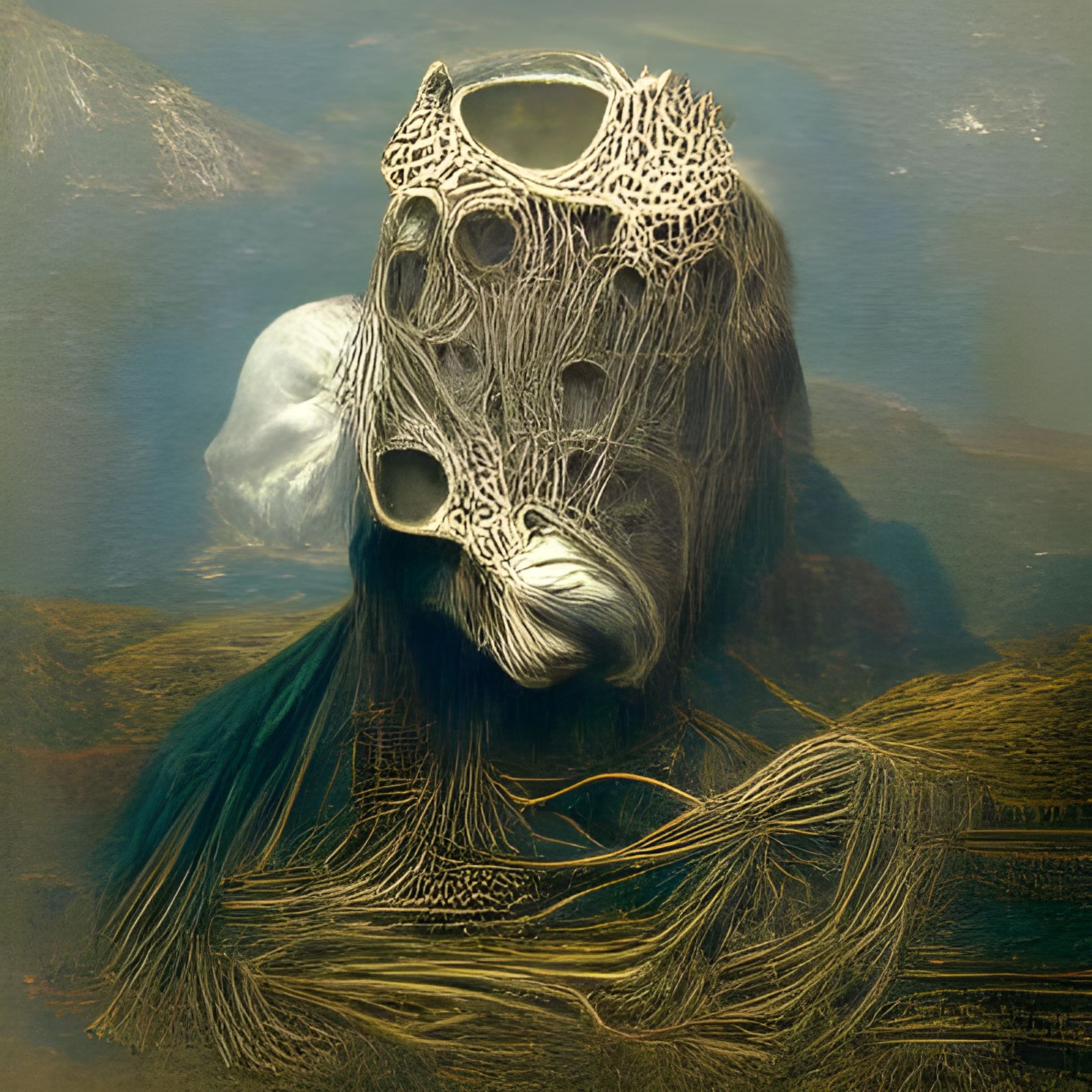 Glass Mask in Gustave Doré Style