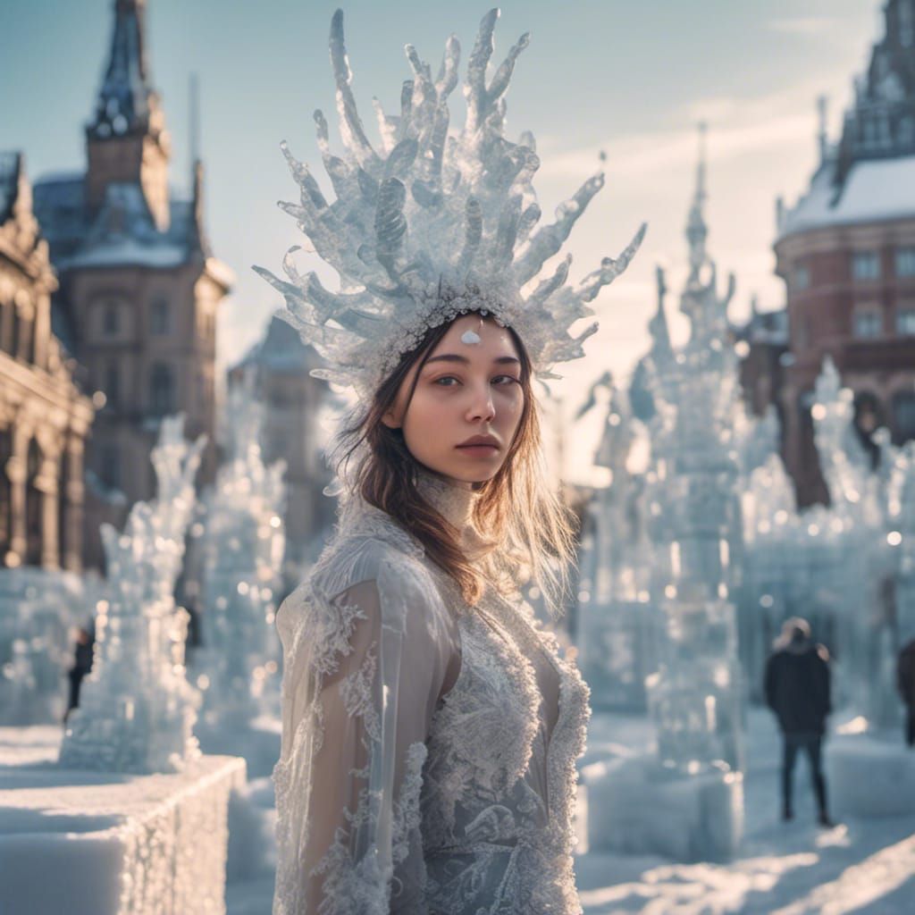 Hyperreal Ice Orchestra in Old Town Square