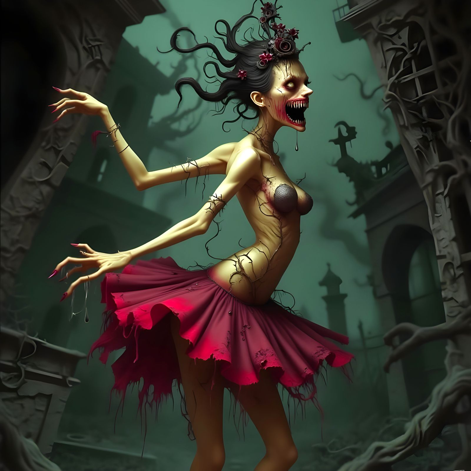 Ethereal Horror in Victorian Decay