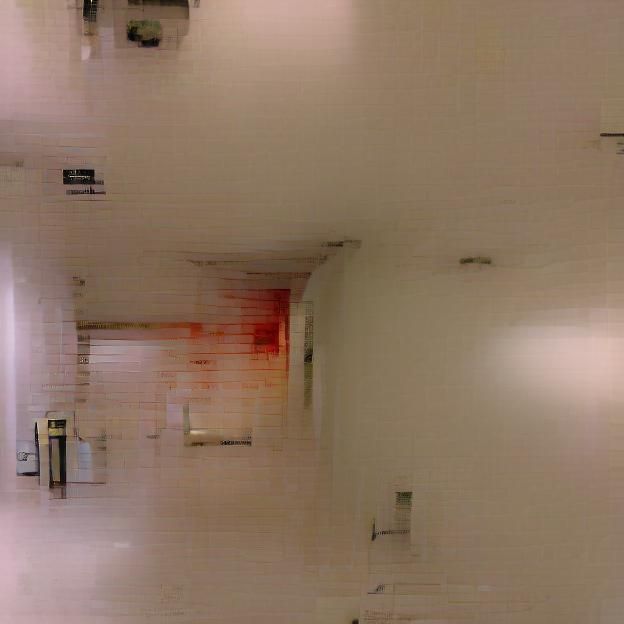 Eerie Hospital Corridor: A Hellish Perspective