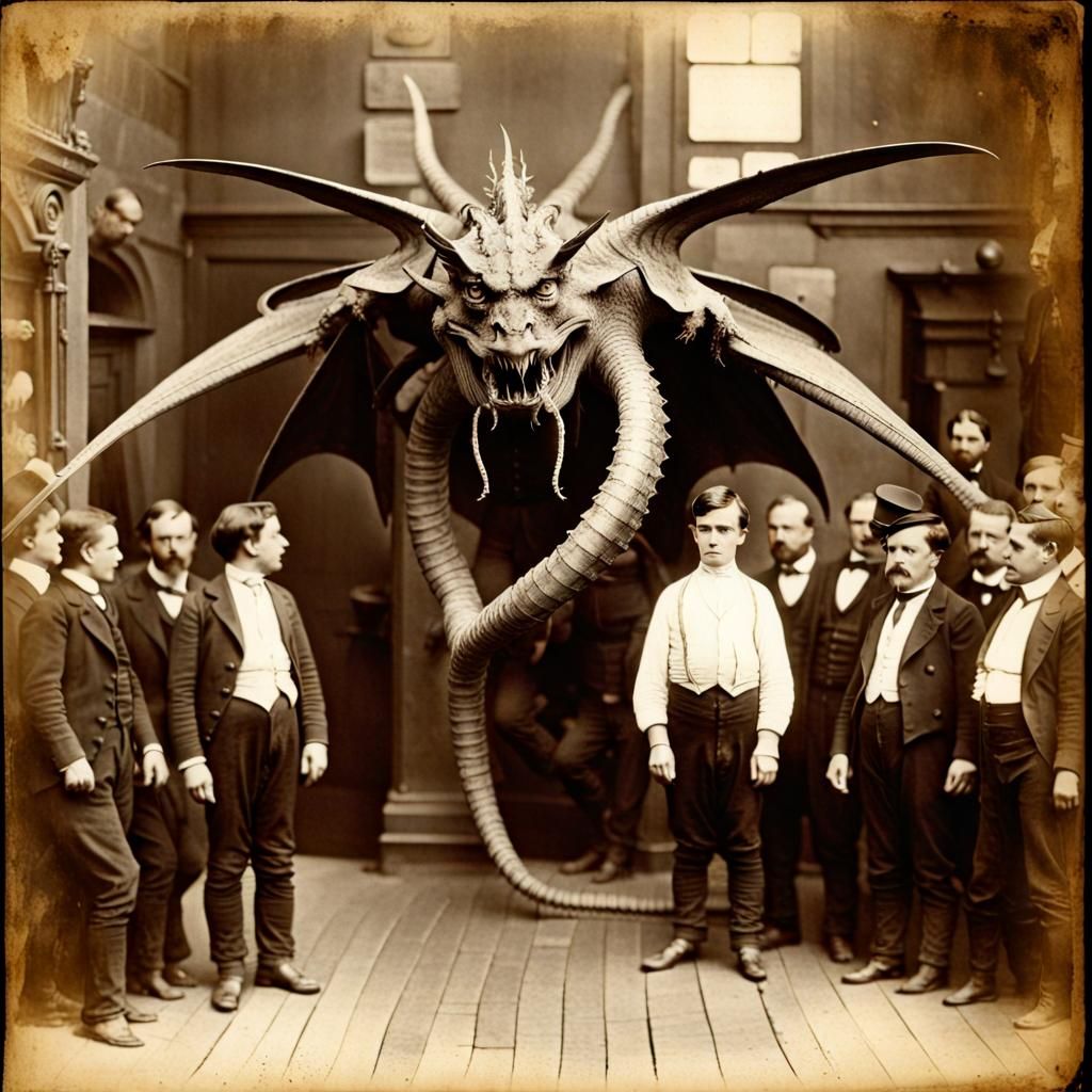 1901 Photograph of the Jabberwocky