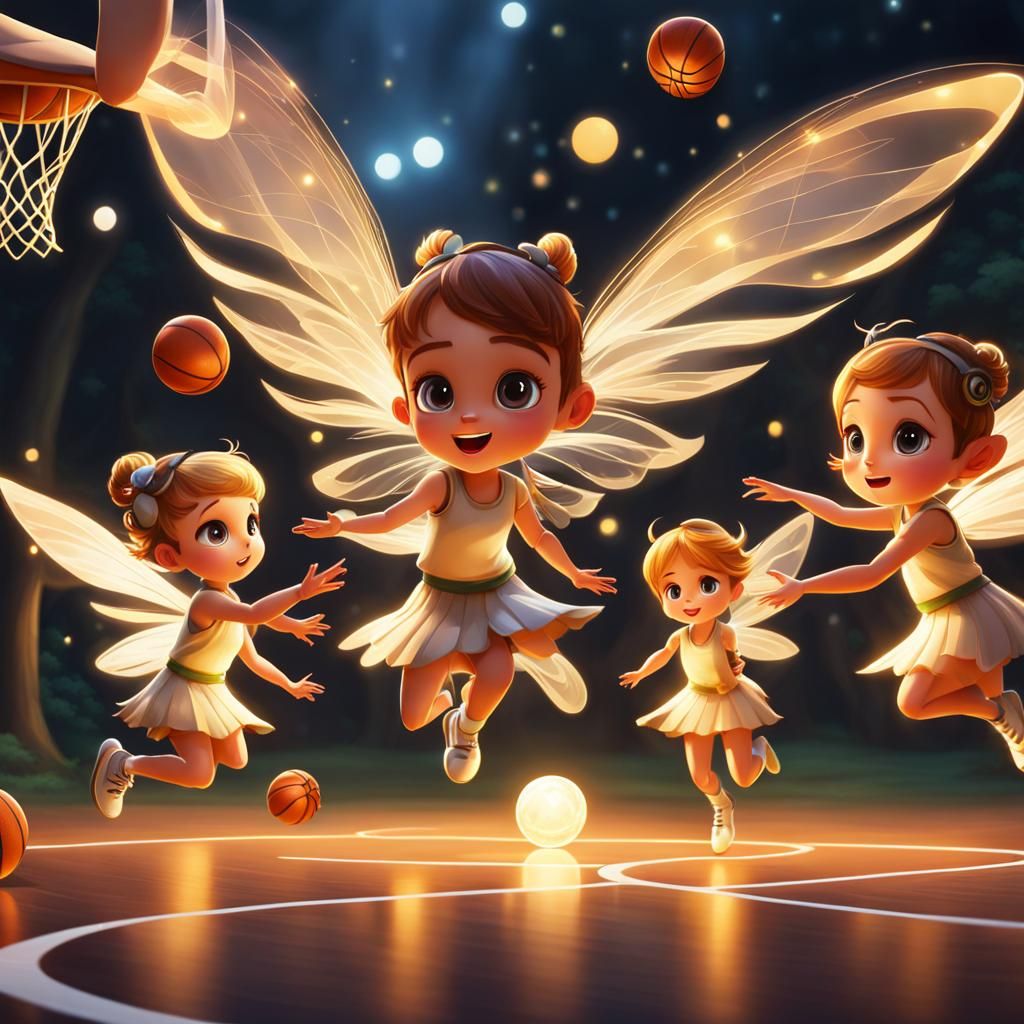 Fairies Play Basketball in Gorgeous Animation