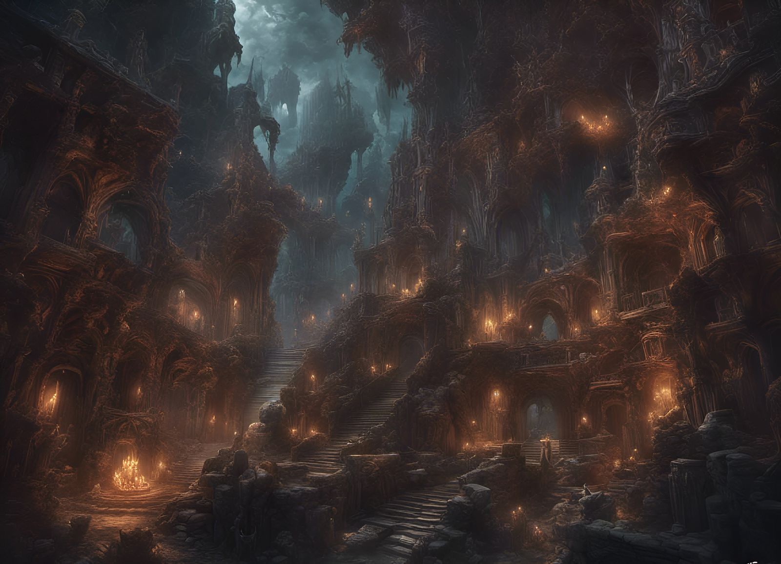 Fantastical Detailed Matte Painting in Unreal Engine