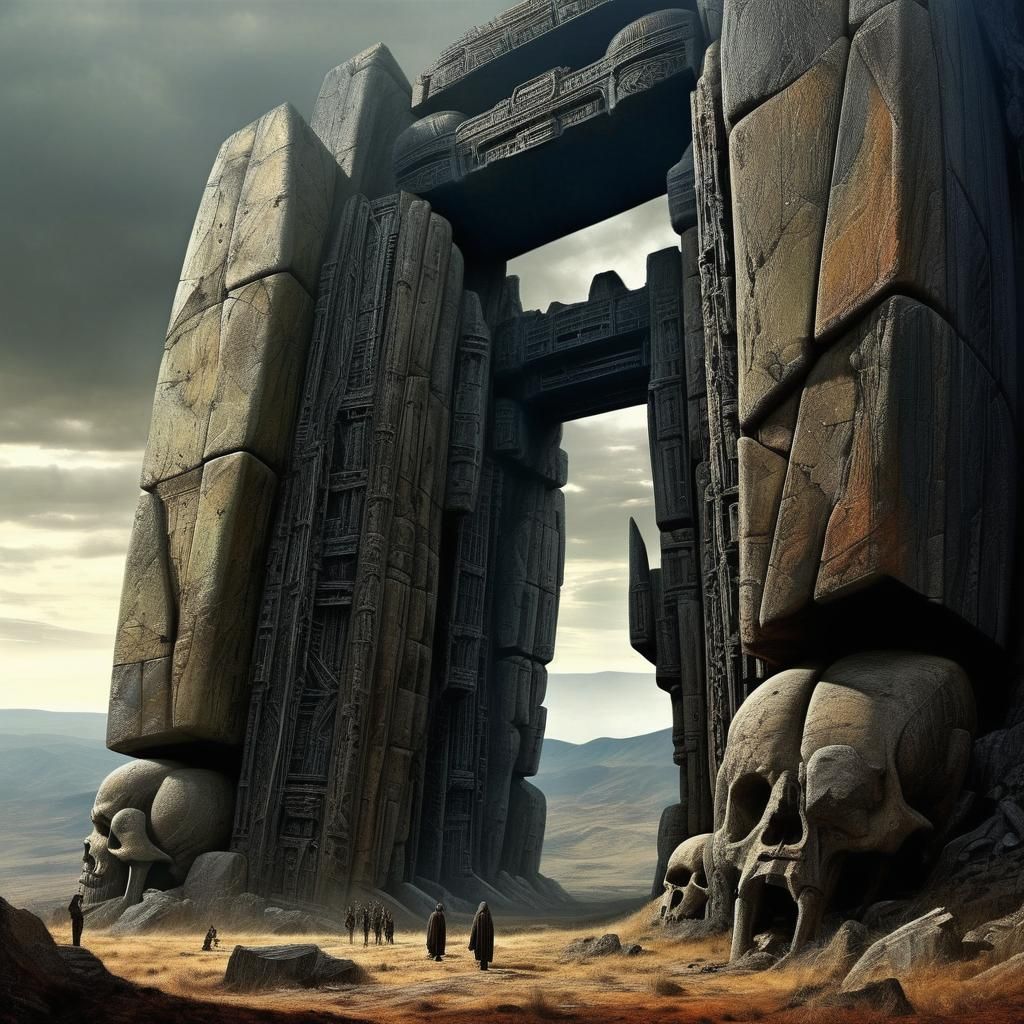 Ancient Megalithic Complex in a High Plateau Landscape