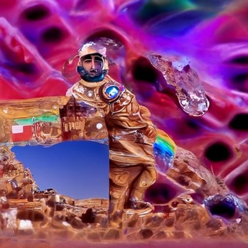 Azerbaijan on Mars: Holographic Cosmic Illustration