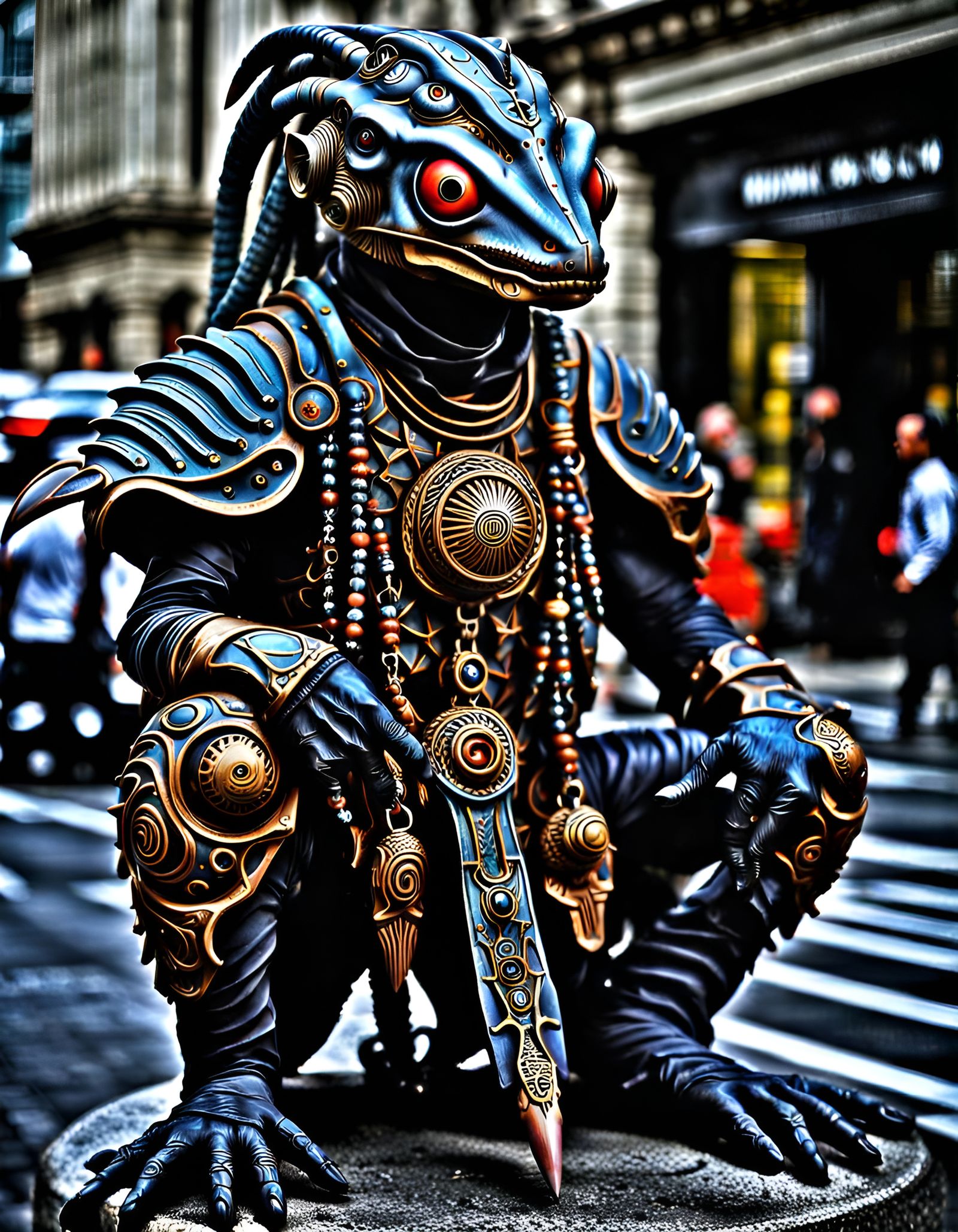 Stylish FROG Human hybrid in SF