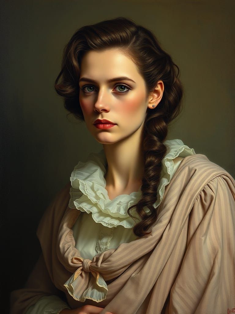 Wisdom in an Elegant Gentleman's Portrait