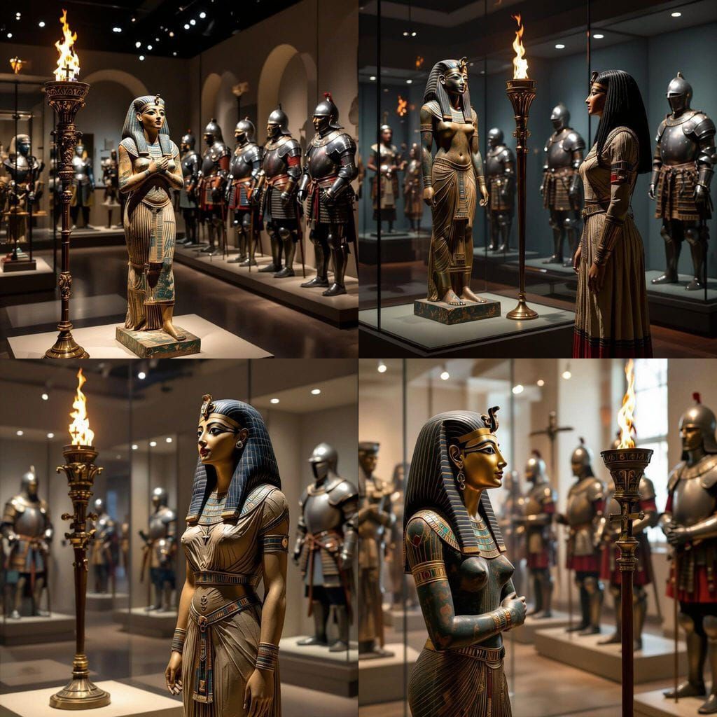 Ancient Egyptian Statue Comes to Life in Museum Exhibit