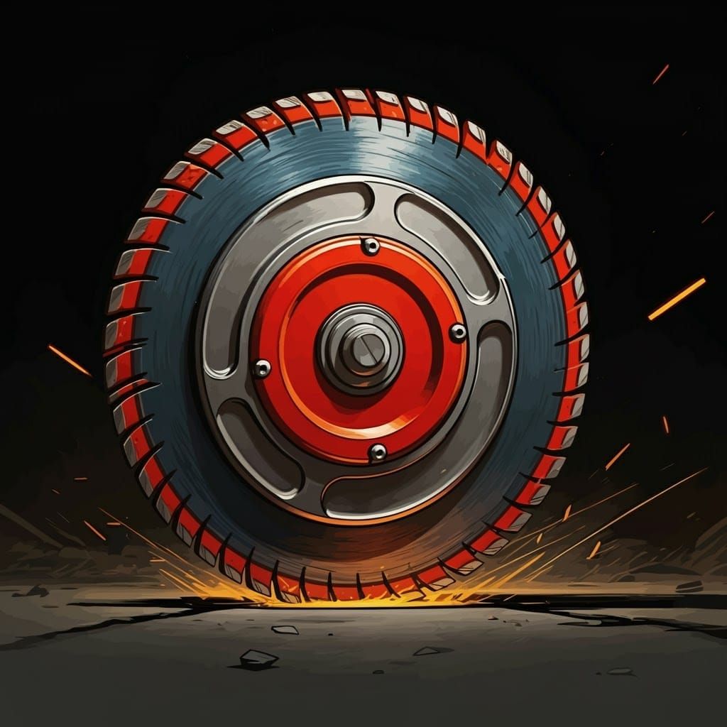 Diamond Blades for Fire and Rescue: Comic Book Art